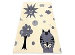 Tappeto Bcf Flash Smile 3992 - Sole Crema / Grigio Beige 200X300 Cm