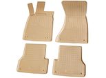 Tappetini In Gomma Per Audi A6 C7 4G Allroad Avant Limo 2011-2018 | Beige Con Bordo