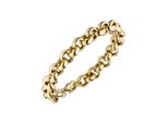 Armband Jobo, Gold (Goldfarben), ArmbäNder, Damen, 21Cm, Silber 925 (Sterlingsilber), Armband, 925 Silber Vergoldet 21 Cm