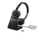 Gn Jabra Jabra Evolve 75+ Uc Stereo - Cuffie - On-Ear - Bluetooth - Wireless - Cancellazione Attiva Del Rumore - Usb (7599-)