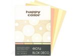 Happy Color Block A4 20 Fogli Di Carta Craft Carta Craft Carta Argilla 170G, Ecrù