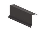 Binario Superiore RŠ 333, 2 M, Zinco Verniciato, Marrone Scuro (Ral 8019)