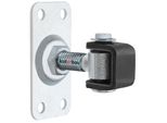 Kotarbau® Cerniera Per Porta Cerniere Per Porta Regolabili M12 Per Avvitamento Rettangolare A 4 Fori S235JR Acciaio Zincato Cerniere Per Porta Argento Cerniera Regolabile Cerniere Per Porta Cerniera Per Porta