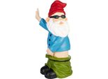Brubaker Gnomo Da Giardino Che Fa La Pipì - Gnomo Che Fa La Pipì Con Occhiali Da Sole E Berretto - Figura Da Giardino Divertente - Decorazione Resistente Alle Intemperie Per Il Campeggio In Giardino - Decorazione Da Giardino Per Esterno - Alto 23 Cm