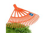 Kotarbau® Rastrello Per Foglie In Plastica Senza Manico Arancione 370 X 440 Mm Rastrello A Ventaglio Rastrello Per Foglie In Plastica Rastrello Per Foglie Grande Rastrello Per Giardino Rastrello Per Prato Rastrello Largo Rastrello Per Giardino Rastrello In Plastica