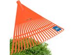 Kotarbau® Rastrello Per Foglie In Plastica Senza Manico Arancione 400 X 550 Mm Rastrello A Ventaglio Rastrello Per Foglie In Plastica Rastrello Per Foglie Grande Rastrello Per Giardino Rastrello Per Prato Rastrello Largo Rastrello Per Giardino Rastrello In Plastica