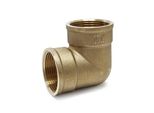 Gomito In Ottone A 90° Con 2X 39,59 Mm (1 1/4") Di Filettatura Interna Per Il Collegamento Di Tubi"