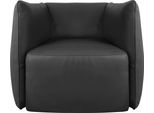 Sessel Egoitaliano "Ludo Loungesessel, Designsessel, Clubsessel, Elegant Und Zeitlos", Schwarz, B:80Cm H:68Cm T:80Cm, Leder »Bull« (Echtes Rindsleder). Geschliffenes, Pigmentiertes Und Behandeltes Rindsleder Mit Einer Dicke Von 1, 3-1, 5 Mm. Dieses Leder Zeigt Eine Ziemlich Weiche Hand Mit Einem Halb Undurchsichtigen Aussehen. Es Handelt Sich Um Ein GeschüTztes Leder. Eine Leichte Deckschicht Schü