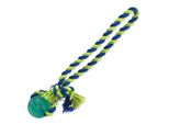 Giocattolo Cane Fantasy Dental Mint Palla Da Lancio Con Corda Verde 5 X 30 Cm 1 Pezzo