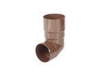 Bryza Gomito Di Drenaggio 89° In Plastica Ø 90 Mm, Marrone Ral 8017