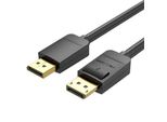 Displayport 1.2 4K Vention Hacbf / Displayport Maschio - Displayport Maschio / 1M / Nero