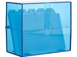 Scatola Di Cartone Wedo A8 Orizzontale, Blu-Trasparente, In Stock