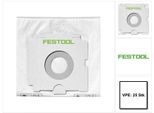 Festool SC-FIS-CT 26/25 Sacchetto Filtro Cleantec - 25 Unità ( 5X 496187 ) Per Ct 26