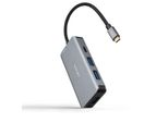 Hub Usb Nanocable 10.16.1005 Gris