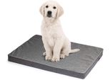 Materasso Per Cani | L: 100 X 75 X 6 Cm | Divano Per Cani Cuscino Per Cani Cuscino Per Cani Grandi E Piccoli | Tessuto Codura | Lavabile | Colore: Grigio