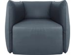 Sessel Egoitaliano "Ludo Loungesessel, Designsessel, Clubsessel, Elegant Und Zeitlos", Grau (Smoke), B:80Cm H:68Cm T:80Cm, Leder »Bull« (Echtes Rindsleder). Geschliffenes, Pigmentiertes Und Behandeltes Rindsleder Mit Einer Dicke Von 1, 3-1, 5 Mm. Dieses Leder Zeigt Eine Ziemlich Weiche Hand Mit Einem Halb Undurchsichtigen Aussehen. Es Handelt Sich Um Ein GeschüTztes Leder. Eine Leichte Deckschicht