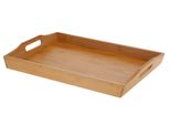 Vassoio Da Portata Excellent Houseware, Bambù, 43X29X5 Cm, Marrone