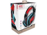 Gioteck HC9 Auricolare Gaming Cablato Stereo Circumaurale Con Microfono Rosso