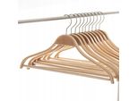 Appendiabiti In Legno Kadax Con Spalle Dentellate, Barra Per Pantaloni