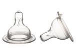 Canpol Confezione Da 2 Tettarelle In Silicone A Collo Largo A Flusso Rapido Misura 21/730 Per Biberon