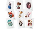 Taccuino Cute A5 Griglia 32K 80G Pp 9 Pezzi Mix
