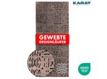 Tappeto Vena Tappeto Jacquard Di Alta Qualità Con Motivo Marrone 80 X 100 Cm