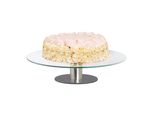 Relaxdays 2X Piatto Torta Girevole Con Supporto