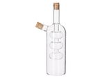 5Five Simply Smart ÖL- Und Essigflasche 2-In-1, ÖLkaraffe, Essigspender, Glas, 0.5 L, 150031
