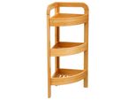 5Five Simply Smart Scaffale Angolare Con 3 Ripiani, Scaffale Da Cucina, Portaspezie, Bambù, 23 X 23 X 60 Cm, 540724234
