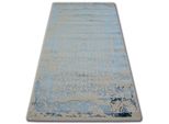 Tappeto Acrilico Manyas 0920 Avorio/Blu Azzurro 200X300 Cm