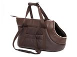 Cuscino Per Cani Borsa Per Trasporto Cani Borsa Per Trasporto Cani - Pelle Finta - Taglia: L - Marrone