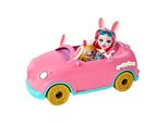 Auto Enchantimals Con Coniglietto Bree, Amico Animale Twist & Accessori
