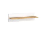 Vitalispa Scaffale A Muro Per Bambini Malia, 70 X 20 Cm, Bianco/Bianco