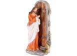 Brubaker Gesù Cristo Che Bussa Alla Porta - Decorazione Natalizia Di 30 Cm Con Statuetta Dipinta A Mano - Statuetta Natalizia - Decorazione Da Tavolo