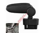 Bracciolo Centrale Bracciolo Clappable Tessile Nero Per Opel Corsa D 2006-2014