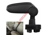 Bracciolo Centrale Bracciolo Clappable Tessile Nero Per Opel Corsa C 2000-2006