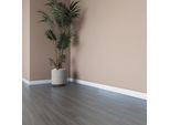 Battiscopa 'Coevorden' Set Di 32 Pezzi In Plastica 195 X 9 Cm Bianco
