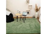 Consilio Concept Cozy Tappeto Di Pelliccia 60X100 Verde Tappeto Supersoft 28 Mm Di Altezza Morbida Imitazione Pelliccia Di Coniglio Oliva Verde Oliva
