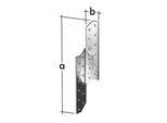 Ancoraggio Per Arcareccio 290X32 Mm A Sinistra Connettore Per Legno Per Arcareccio Approvazione Eta