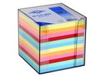 Scatola Per Appunti In Plastica Wedo Riempita Con Circa 700 Fogli 90 X 90 Mm