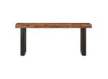 Syfax™ Panca 110 Cm In Legno Massello Di Recupero E Acciaio