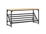 Vidaxl Portascarpe In Rovere Sonoma 90X30X45 Cm Materiale A Base Di Legno