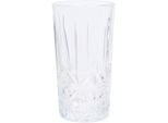 Set Di 4 Bicchieri Excellent Houseware, Vetro Resistente Al Calore, 7X13 Cm, 260 Ml, Trasparente