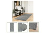 The Living Store Tappeto Shaggy A Pelo Alto Moderno Verde 80X200 Cm