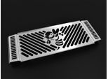 Copriradiatore Zieger Compatibile Con Suzuki Sv 650 N / S Bee Argento