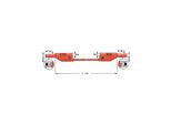 Elma Instruments Test lead - 2711 black 100cm