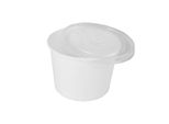 Papstar Bicchiere Rotondo Per Zuppa "To Go"", Bianco, 500 Ml"
