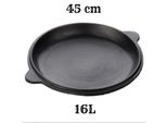 Padella In Ferro 16 L Con Coperchio Kazan - Padella Resistente Per Cucina, Campeggio, Barbecue, Cucina All'aperto