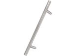 Kotarbau® Ferramenta Per Porte Esterne Maniglia Per Porta D'ingresso Monofacciale In Acciaio Inox Con Vite Lunga Inox 45 Gradi 400X600 Mm
