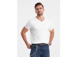 Ombre Clothing Maglietta A Maniche Corte Da Uomo Tabbris Bianco L